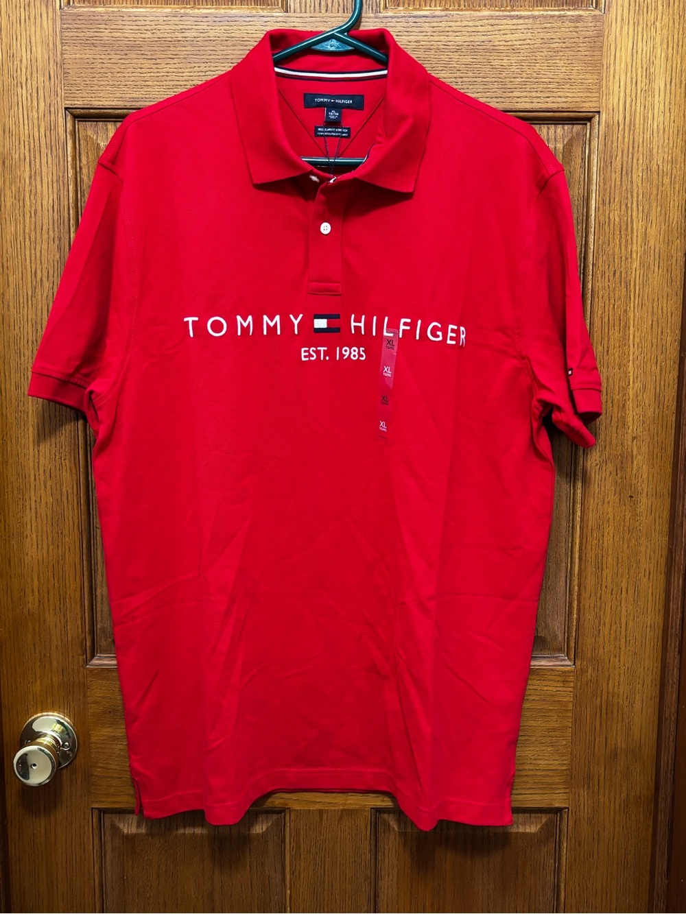 Tommy Hilfiger Men's Regular Fit Embroidered Polo Shirt Sz XL. NWT